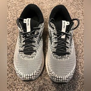 Revel Knit Running Shoes - Black & White